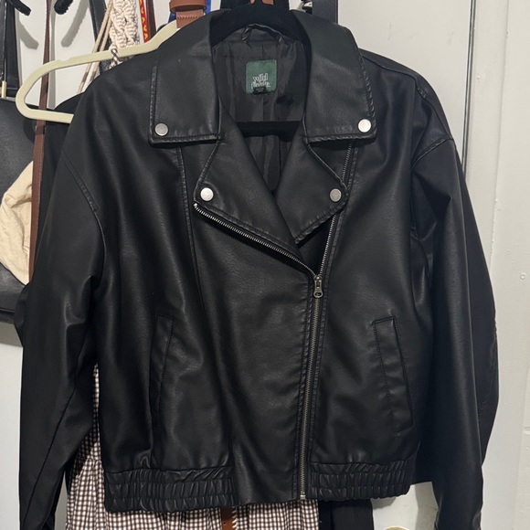 Target Wild Fable Faux Leather Jacket - Picture 1 of 3